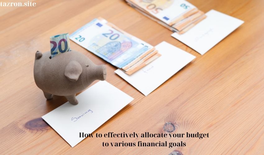 How to effectively allocate your budget to various financial goals