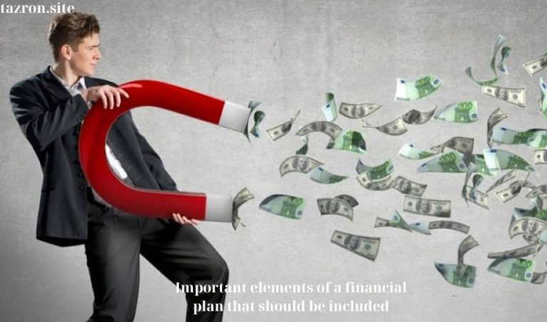 Important elements of a financial plan that should be included