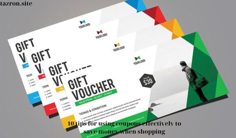 10 tips for using coupons effectively to save money when shopping