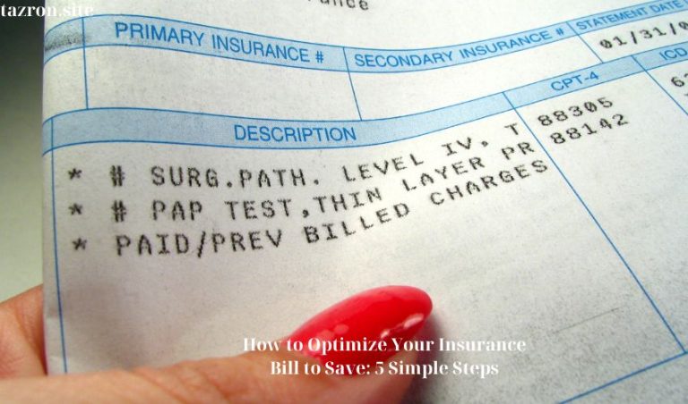 How to Optimize Your Insurance Bill to Save: 5 Simple Steps